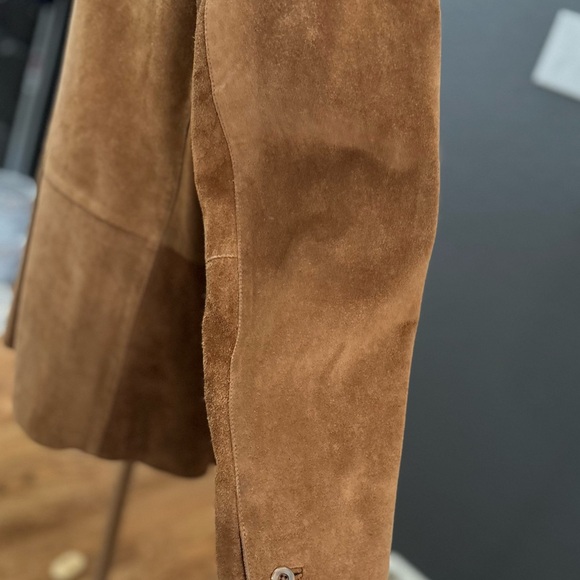 GAP - Leather Suede Jacket/Blazer, vintage 90s - Picture 16 of 17